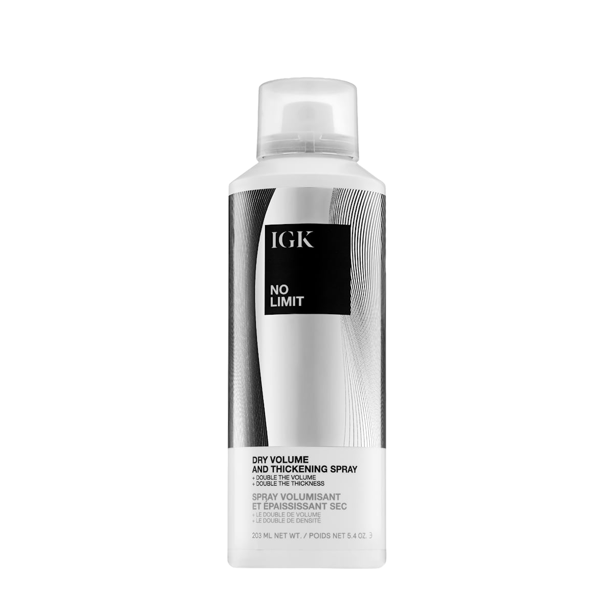 IGK No Limit Dry Volume & Thickening Finishing Spray 203 ml