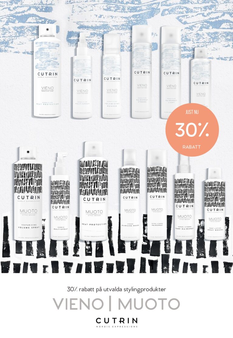 Cutrin VIENO & MUOTO styling −30 %